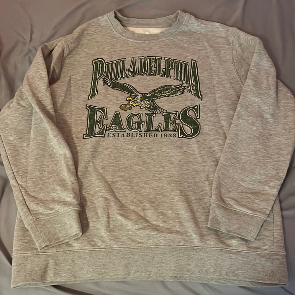 Oversized Philadelphia Eagles Crewneck